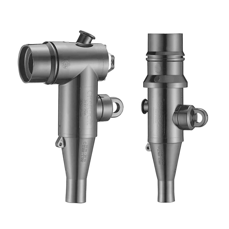 분리형 커넥터가 중압 배전반 설치 시 안전성을 어떻게 향상시키는가?